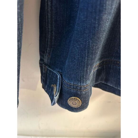 Duluth Trading Company lined jean jacket womens xxl cargo pockets metal buttons - Picture 6 of 12